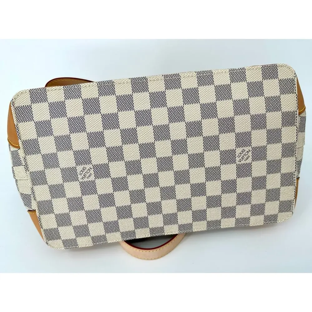 Louis Vuitton Hampstead PM Damier Azur Canvas Tote Bag w/ Dust Bag